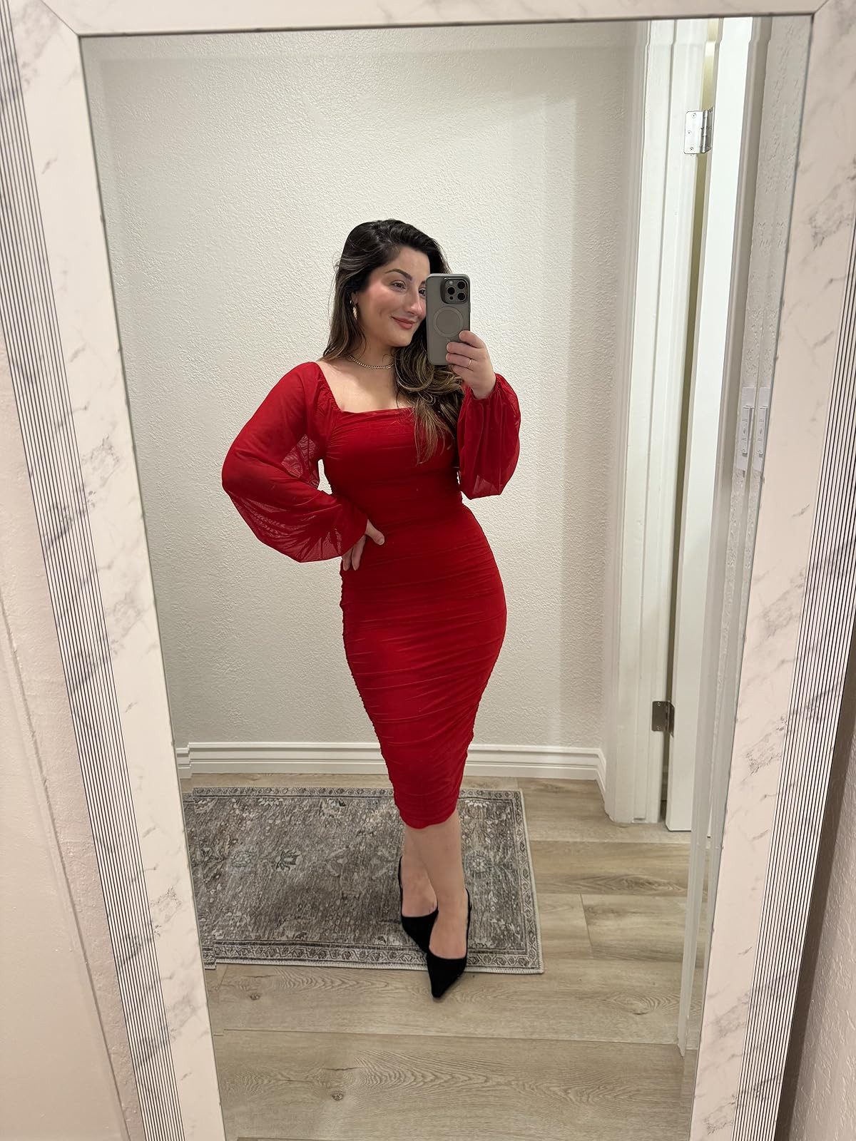 Petite friendly midi dress! 
Perfect for weddings or fancy dinner date! 

I’m 5'0" wearing a size small

Amazon finds, Amazon fashion, wedding guest, red dress, Valentine's Day outfit  
 

 

#LTKSaleAlert #LTKFindsUnder50 #LTKWedding