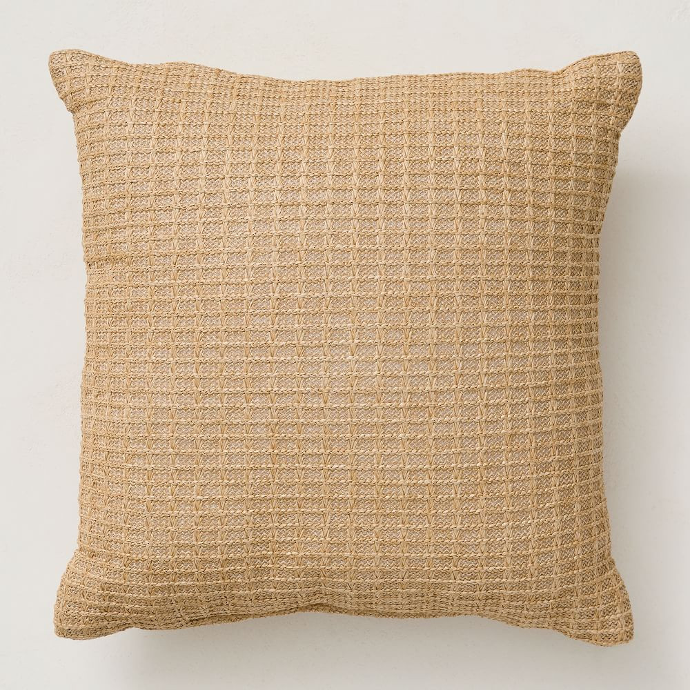 Faux Jute Indoor/Outdoor Pillow | West Elm (US)