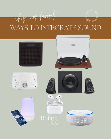 Shop some of our favorite products that we use daily to integrate sound into our space!



#refinestudios #ltkhome  

#LTKunder100