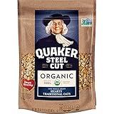 Quaker Steel Cut Oats, USDA Organic, Non GMO Project Verified, 20oz Resealable Bags (Pack of 4) | Amazon (US)