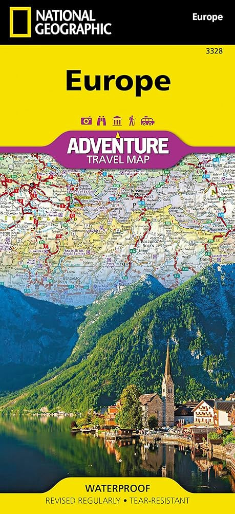 Europe Map (National Geographic Adventure Map, 3328) | Amazon (US)