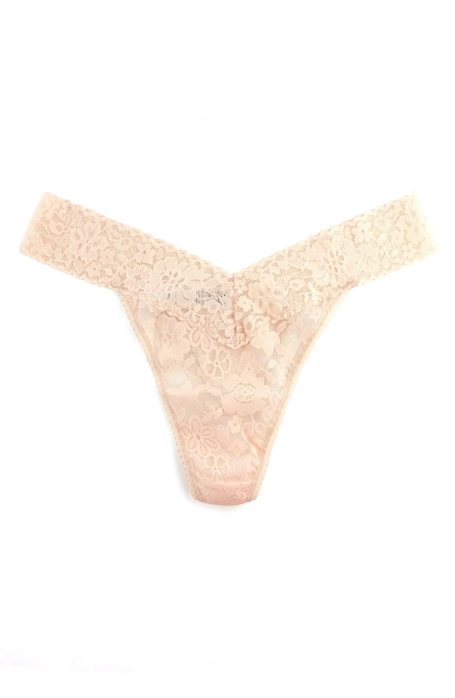 Daily Lace Original Rise Thong | Nordstrom