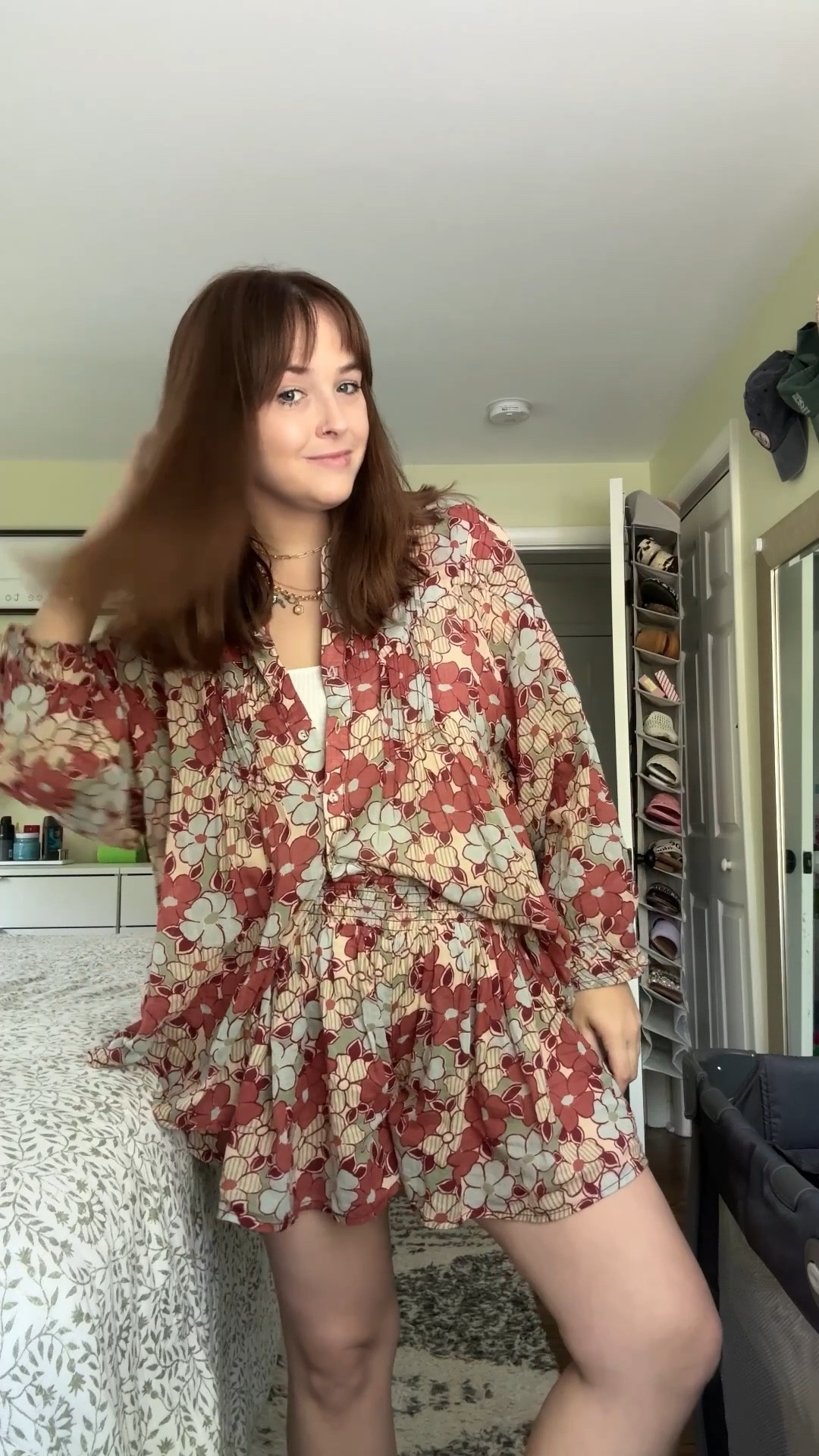 Recent best seller! The cutest little matching set for a quick and easy vacation outfit. So lightweight, and easy to quick throw on and go. One of my new favorite summer outfits!

Shorts are a bit low rise, but they feel comfy. 

#ltkseasonal #ltku #ltkmidsize #LTKSummerEdit #