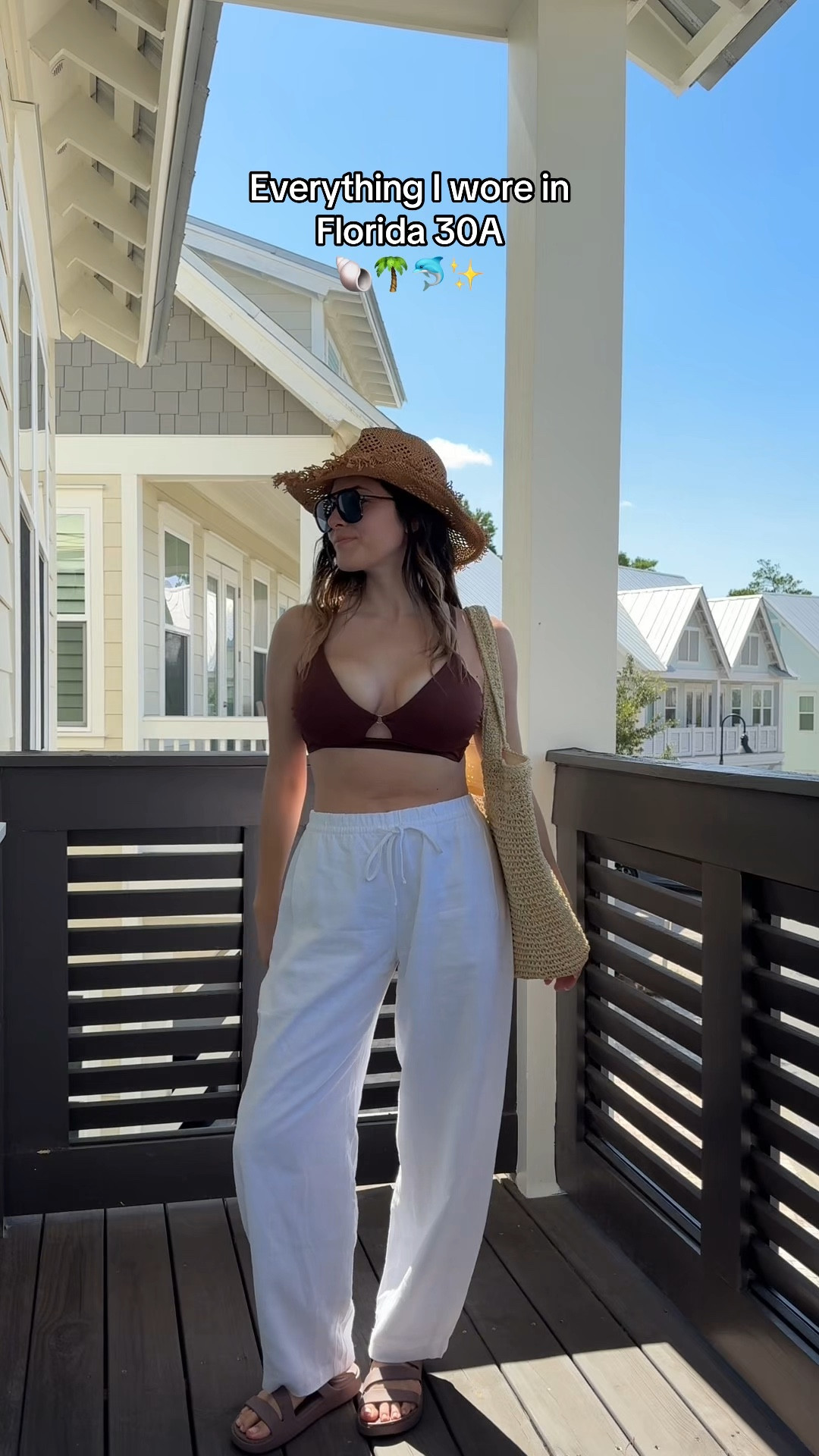 Beachy summer outfits 🐚🥥
 Size M in red shorts
Linen pants 26
 