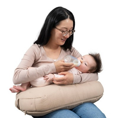 Boppy Nursing Pillow-Luxe Muslin - Oatmeal Solid | Target