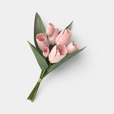 Tulip Artificial Stem Bundle Peach - Room Essentials™ | Target