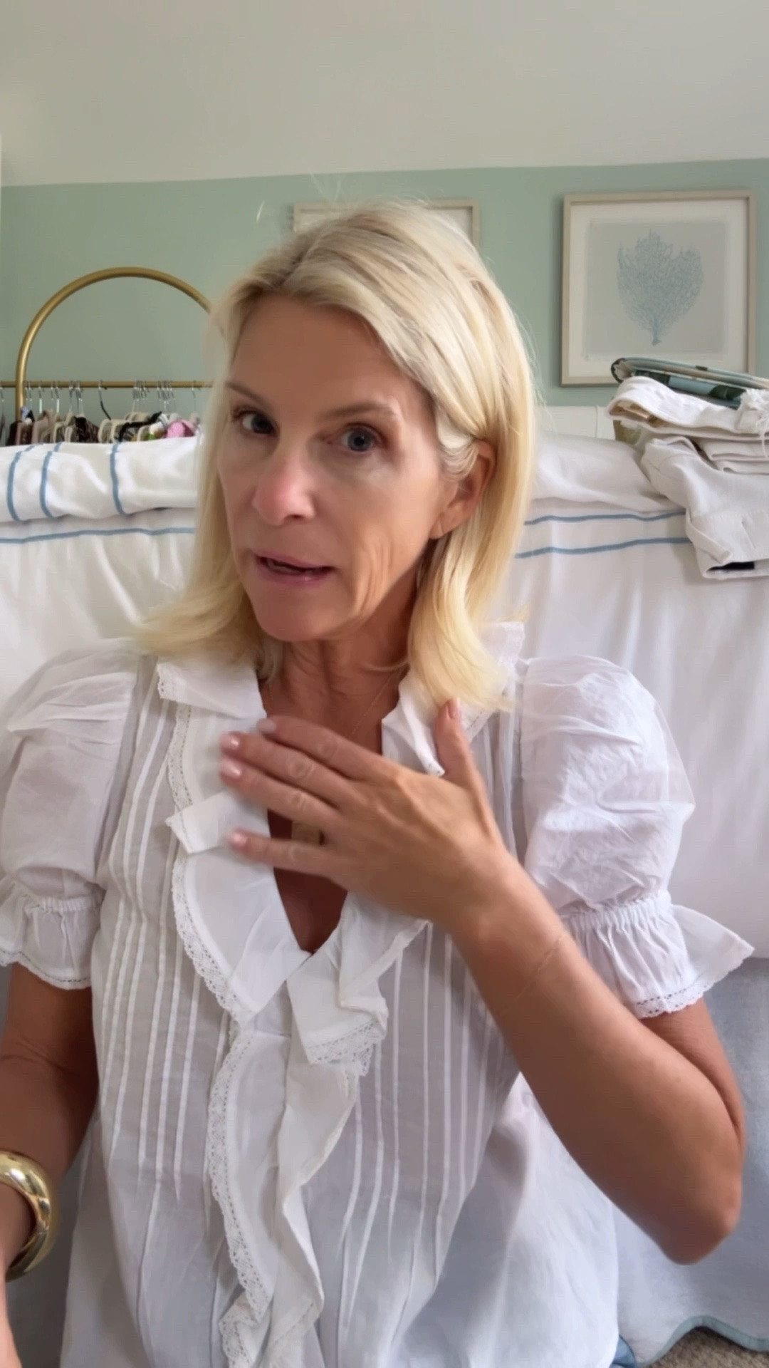 Greatest little beige sandals that are flattering on the foot and they’re under $120!  They look and feel designer.  Wearing either cropped flare jeans and the best new ruffle blouse 

#LTKOver40 #LTKootd #LTKdayinmylife