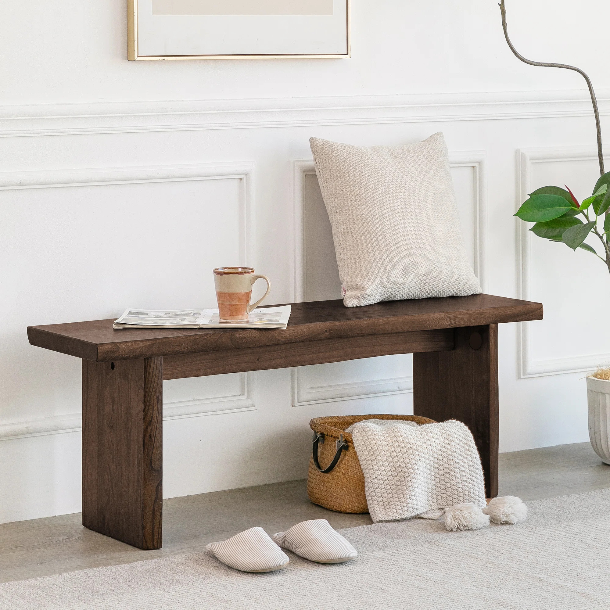 Solid Wood Bench | Wayfair North America