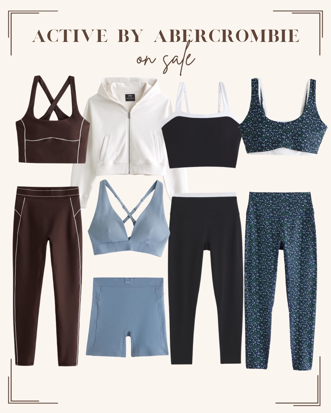 Abercrombie activewear sale // gym outfits // workout sets // sports bras // gym leggings 

#LTKSaleAlert #LTKfitnessgoals #LTKActive