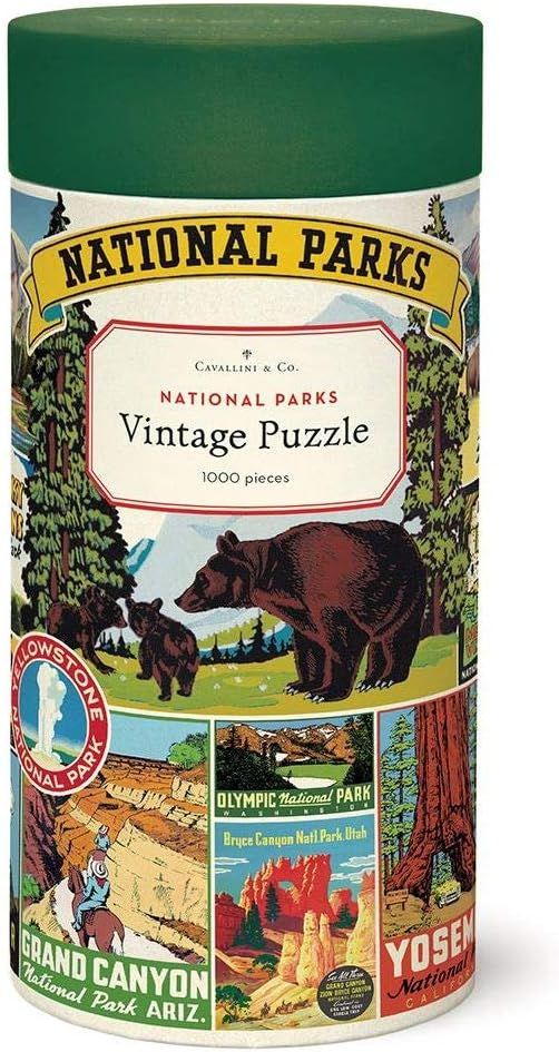 Cavallini Papers & Co. National Parks 1,000 Piece Puzzle, Multi | Amazon (US)