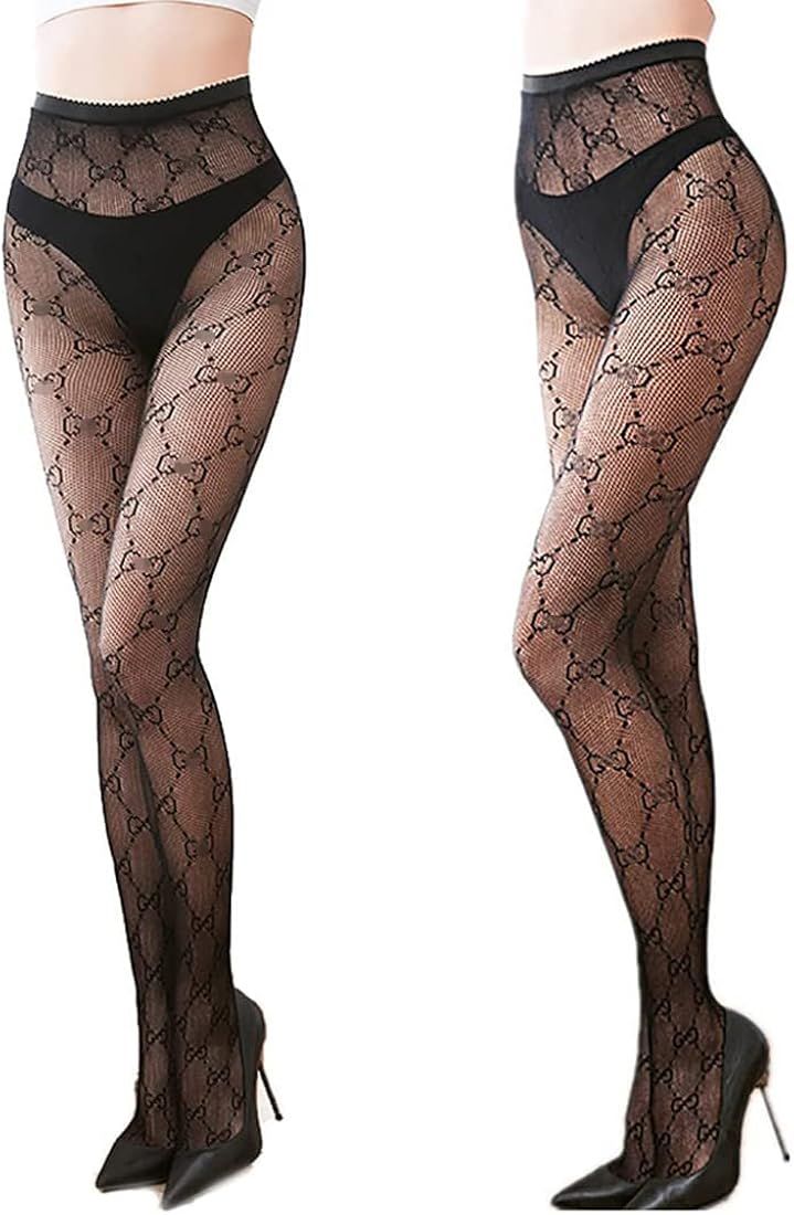 4PACK Women'S Fishnet Stockings, Fishnet Stockings Tight Fashion Tights, High Waist Tights, Women... | Amazon (US)