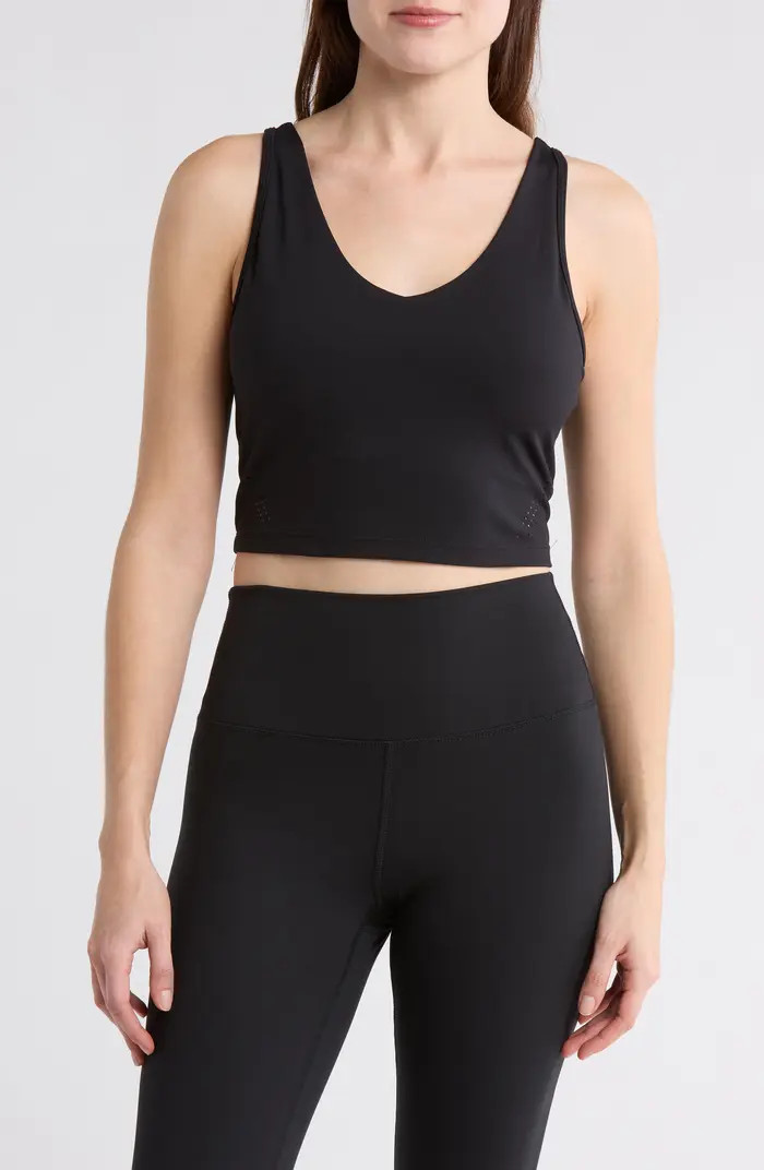 YOGALICIOUS Lux Serene Laser Cut Crop Top | Nordstromrack | Nordstrom Rack