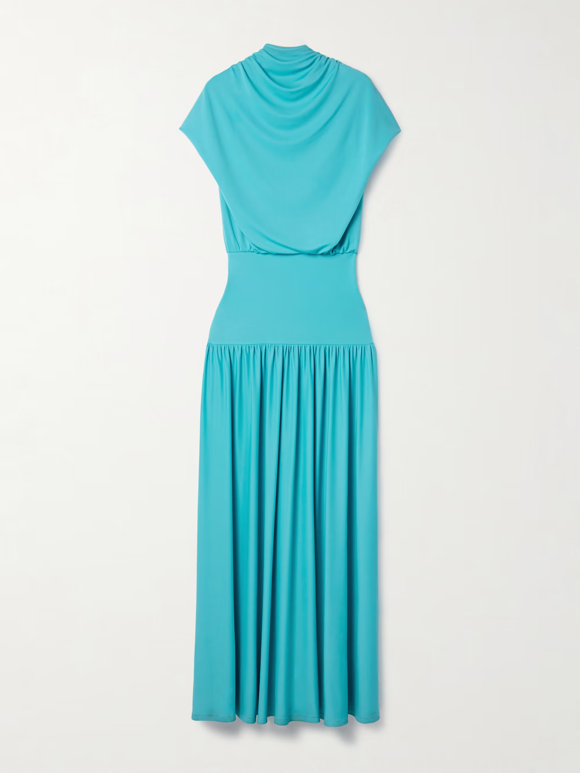 Victoria draped stretch-jersey maxi dress | NET-A-PORTER (US)