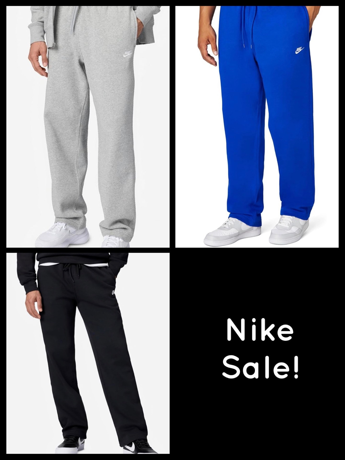 Nike Men’s Open Hem Pants on sale for 30% Off today in select colors! I’ve purchased these for both my teen son and husband, and they’re so soft. Definitely recommend, and great to grab when you can find a rare sale - never too early to think ahead for gifting either!

#LTKMens #LTKActive #LTKSaleAlert