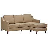 Amazon Brand – Stone & Beam Blaine Modern Sectional Sofa, 79.5"W, Beige | Amazon (US)