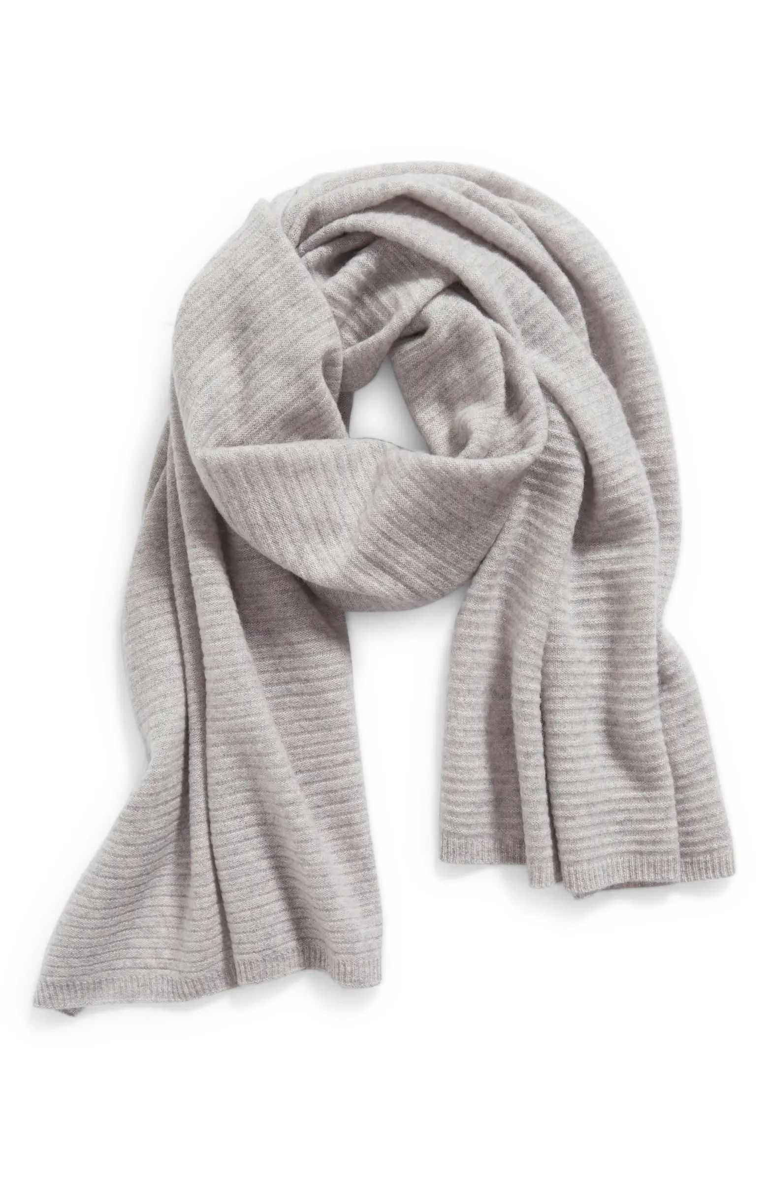 Nordstrom Cashmere Rib Scarf | Nordstrom | Nordstrom