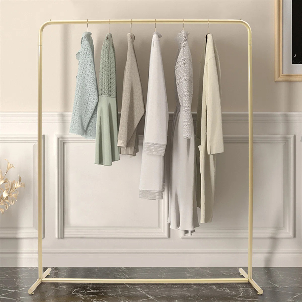 Lexianna 47.2'' Metal Freestanding Clothing Rack | Wayfair North America