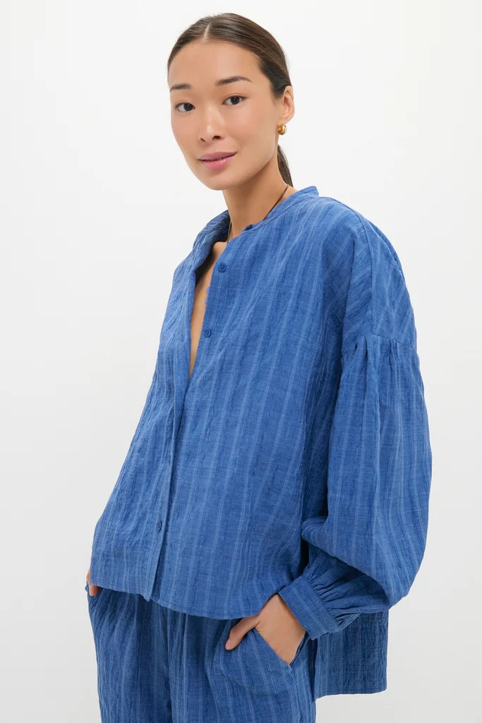 Shadow Stripe Juliette Button Down | Tuckernuck (US)