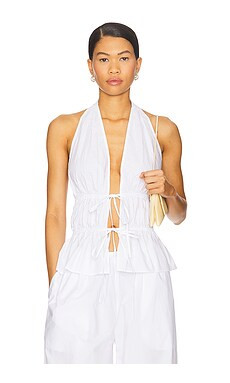 Lovers and Friends Eliette Top in White from Revolve.com | Revolve Clothing (Global)