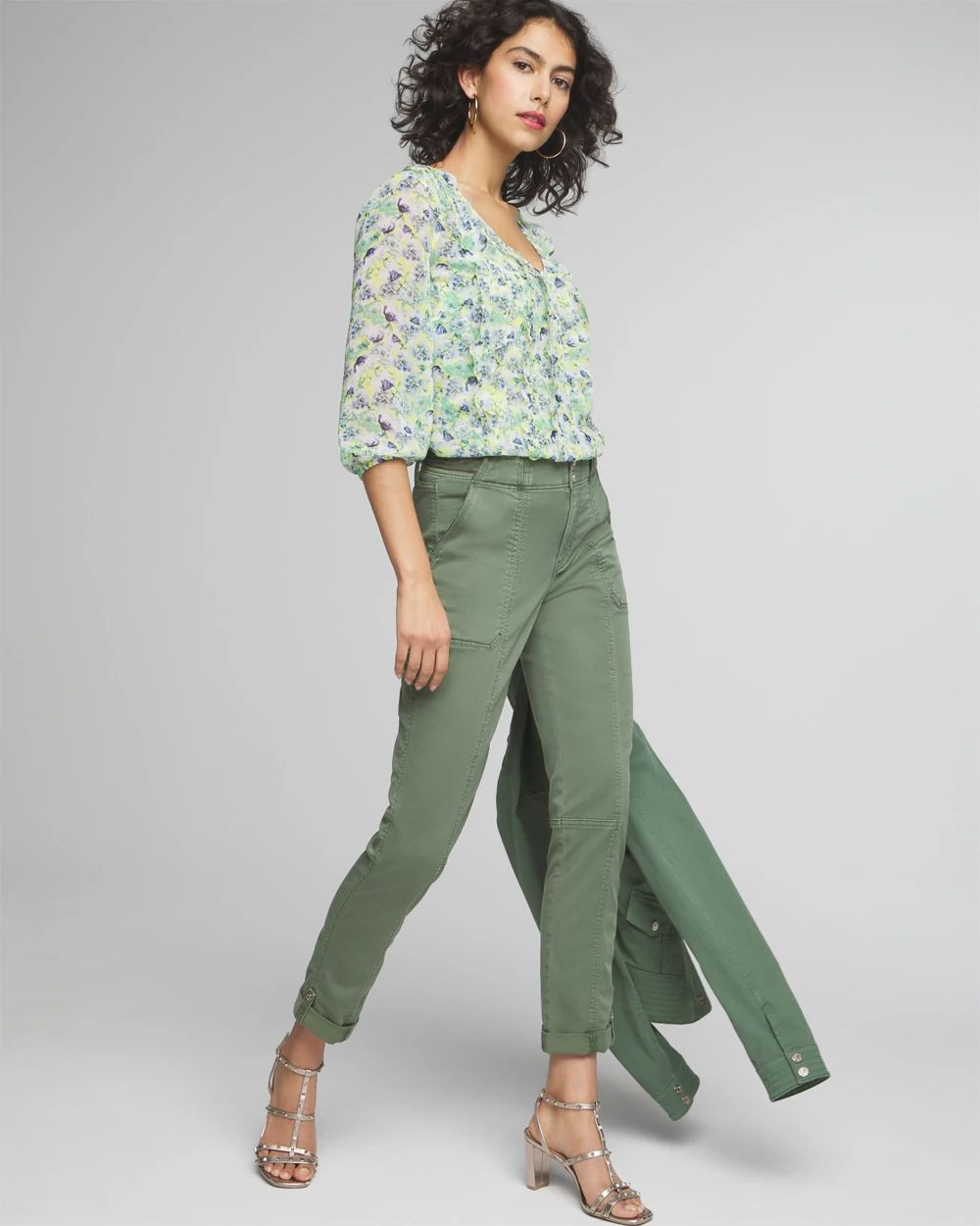 Mid-Rise Pret-A-Pedi Crop Pants | White House Black Market