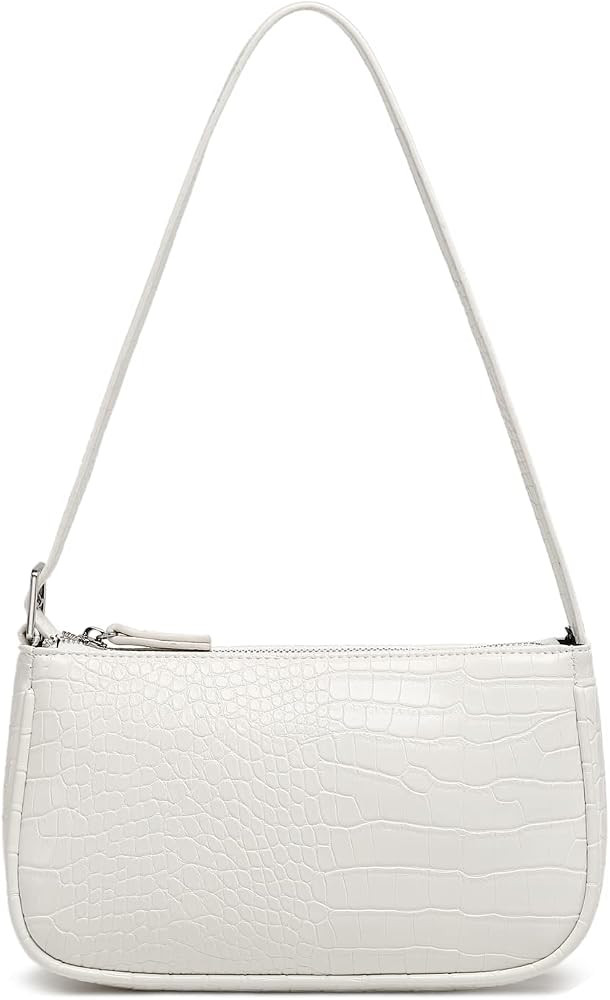 WSRYDJDL Small Purse for Women, Adjustable Shoulder Bags Crocodile Pattern Clutch Purse with Zipp... | Amazon (US)