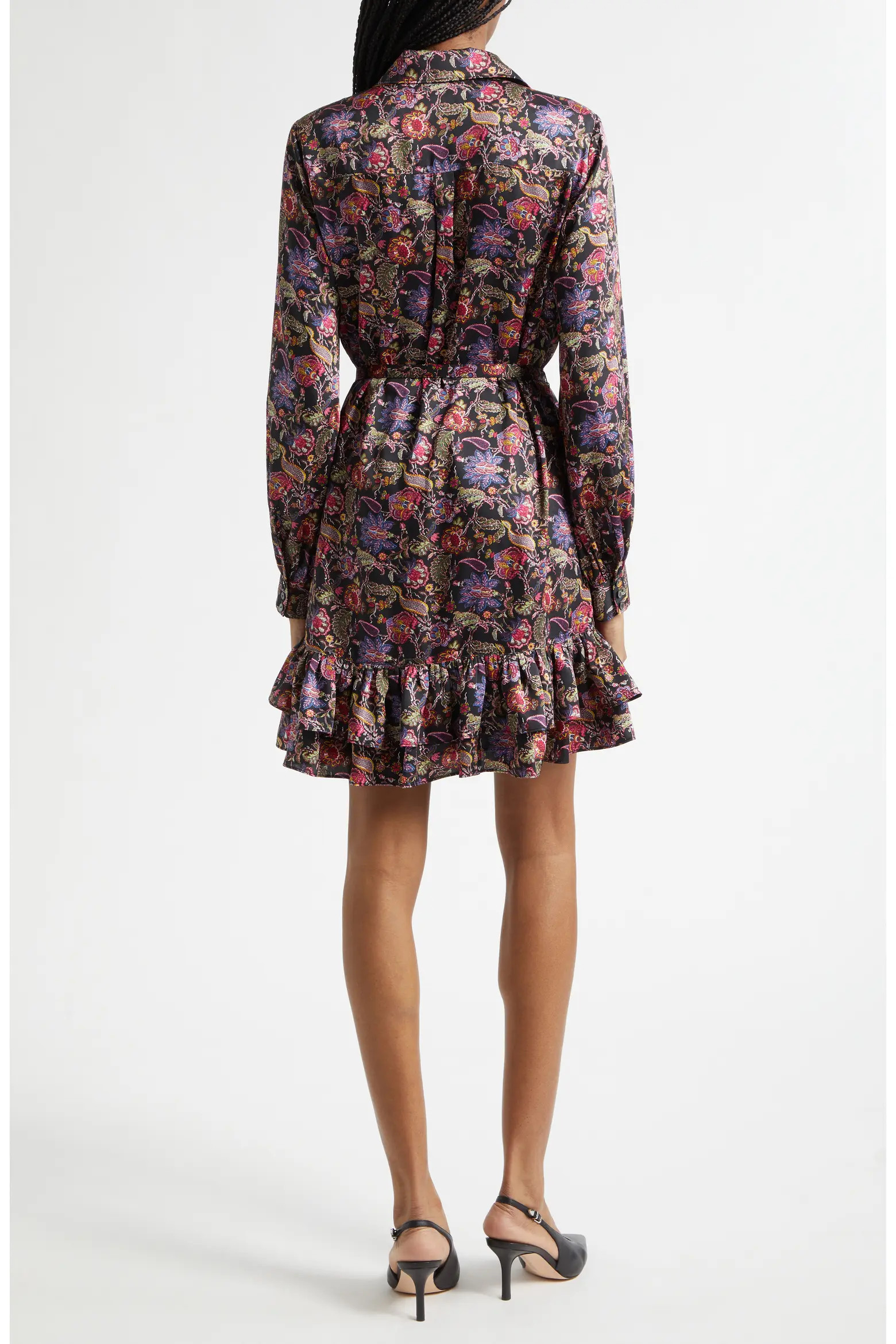 Tirza Paisley Eclipse Long Sleeve Shirtdress (Women) | Nordstrom | Nordstrom