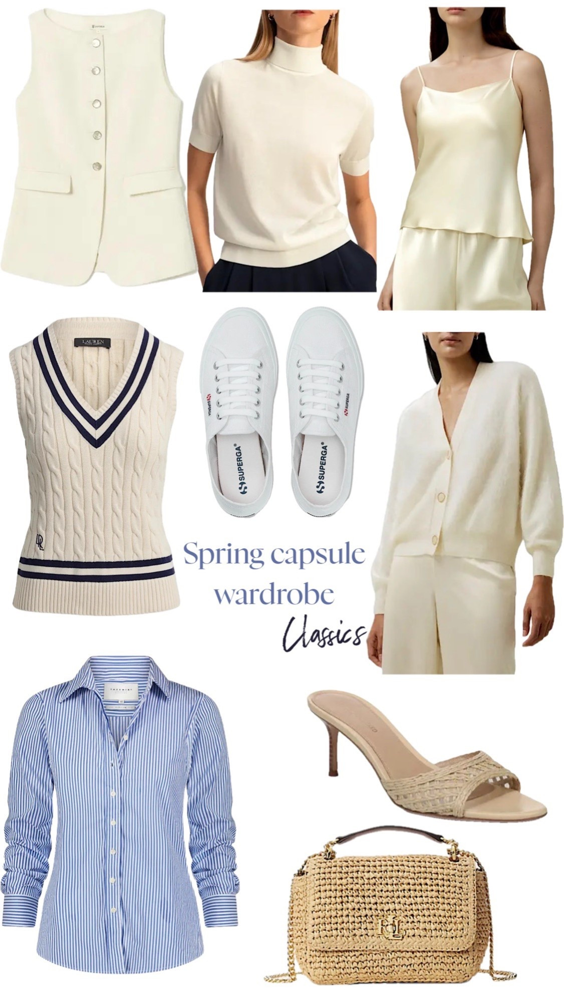 Spring capsule wardrobe - classics 

#LTKOver40 #LTKSeasonal #LTKootd
