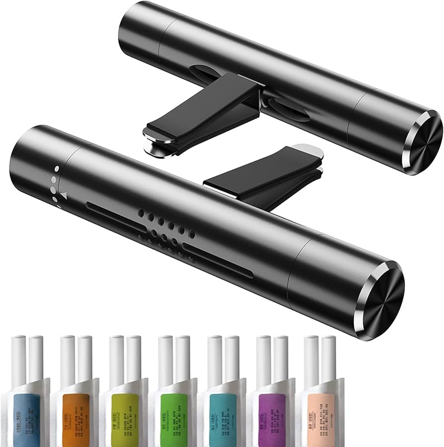 KMSCO Car Air Fresheners Scents Diffuser Vent Clips Perfume Essential Oil Sticks Fro Women Men Au... | Amazon (US)