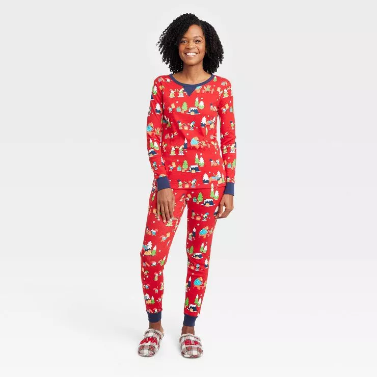 Check Matching Family Pajama Set