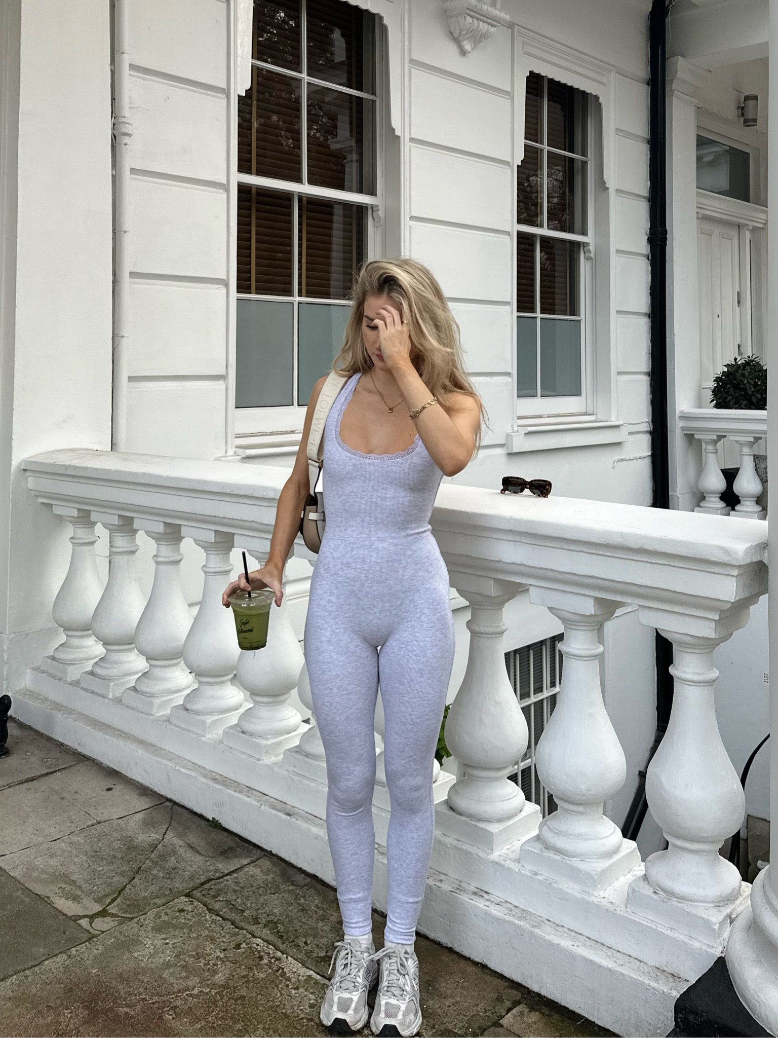 Grey jumpsuit: heather grey lace trim jumpsuit outfit 

#LTKpetite #LTKstyletip oh Polly, petite fashion 

#LTKSeasonal #LTKeurope