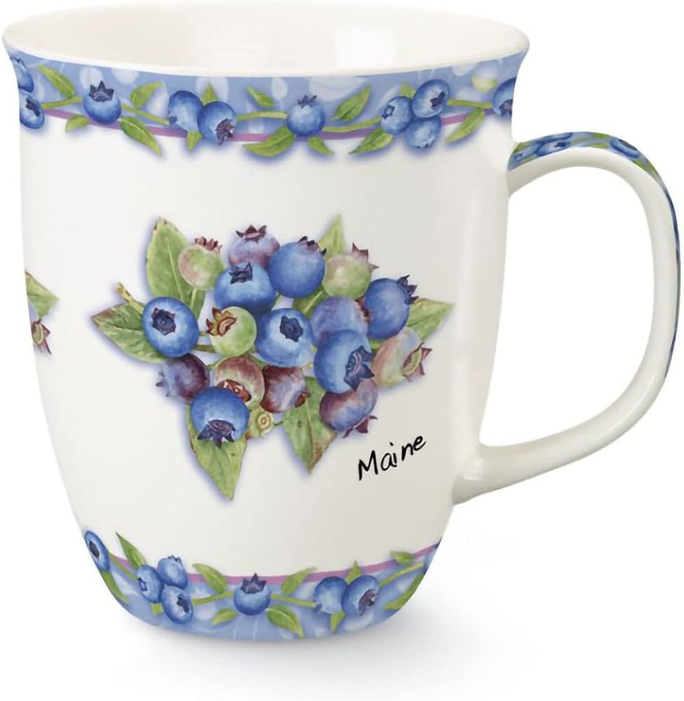 Cape Shore Harbor Coffee Tea Mug Cup - Blueberry Gifts for Birthday Christmas, 15 Oz | Amazon (US)