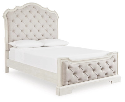 Arlendyne Upholstered Bed, Antique White | Ashley Homestore