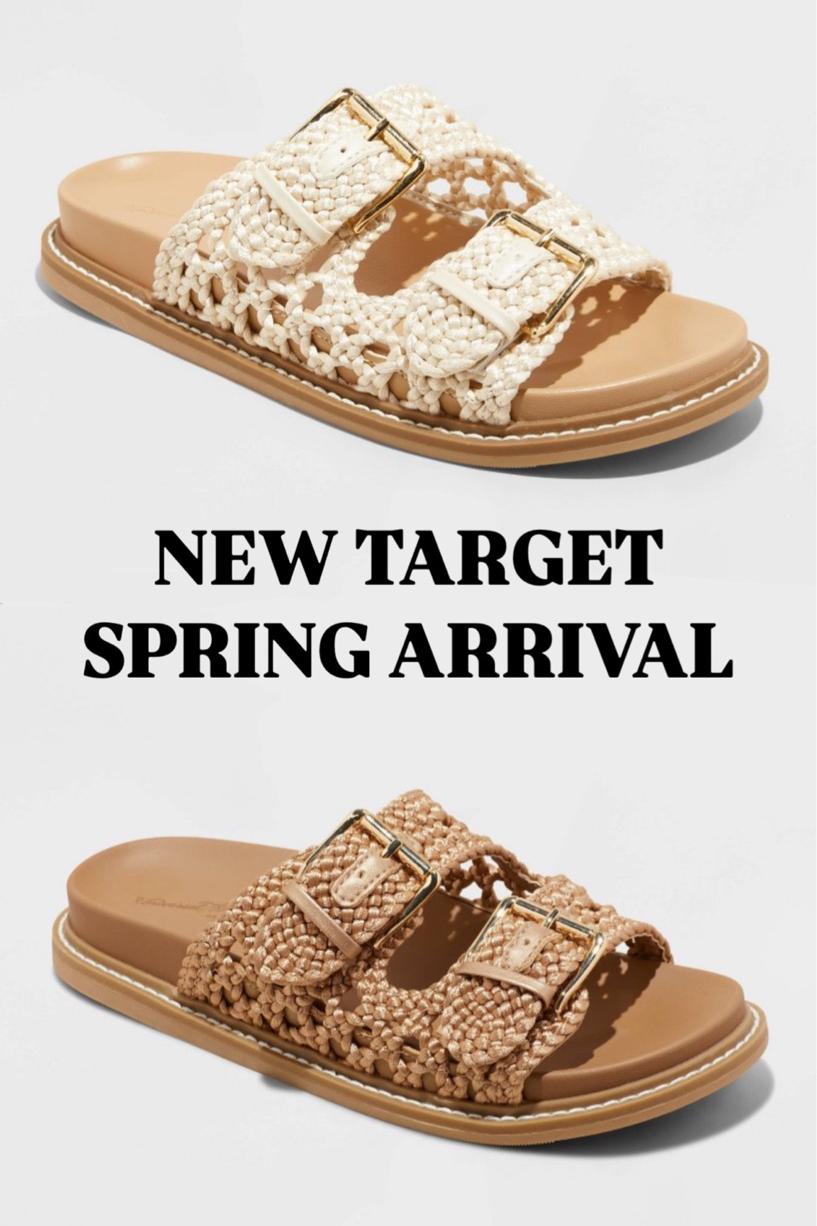 Brand new Target crochet sandal in two neutral shades. Likely to sell out fast, super trendy for spring to summer this year!

#LTKFindsUnder50 #LTKSeasonal #LTKShoeCrush
