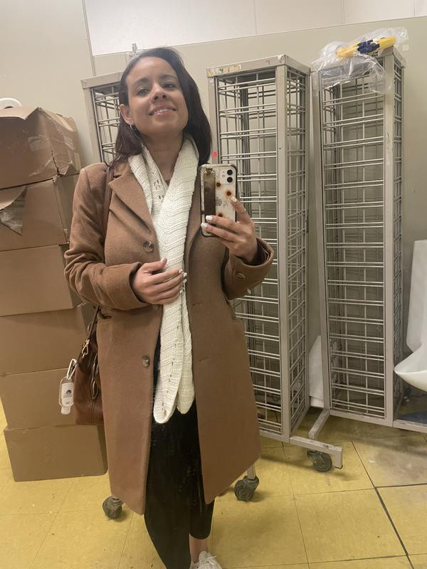 Women's Single-Breasted Walker Coat | Macy's