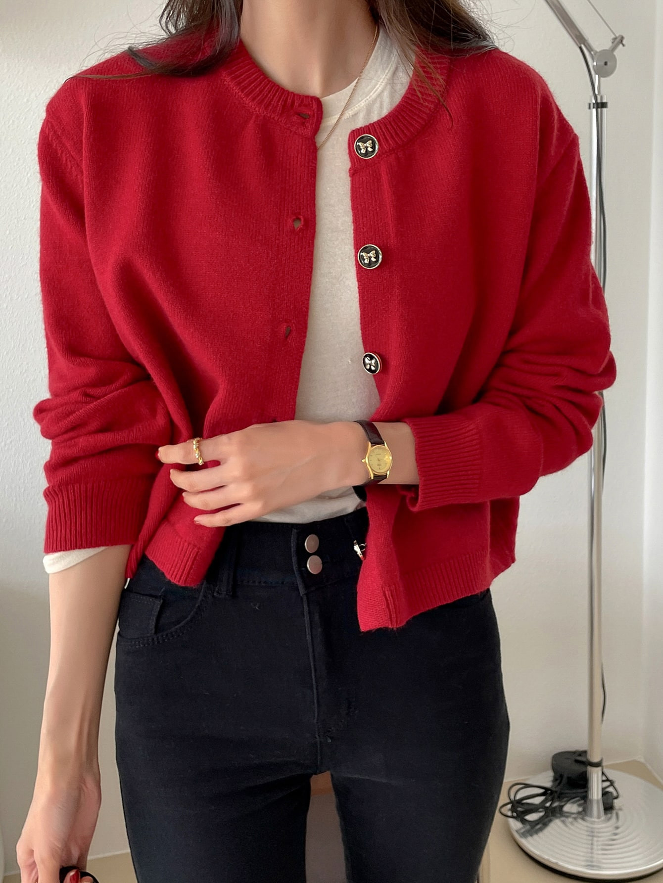 DAZY Button Front Cardigan | SHEIN