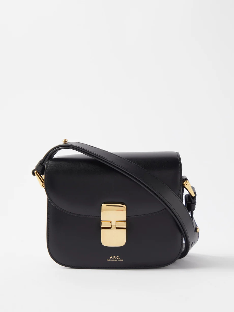 Grace mini leather cross-body bag | A.P.C. | Matches (US)