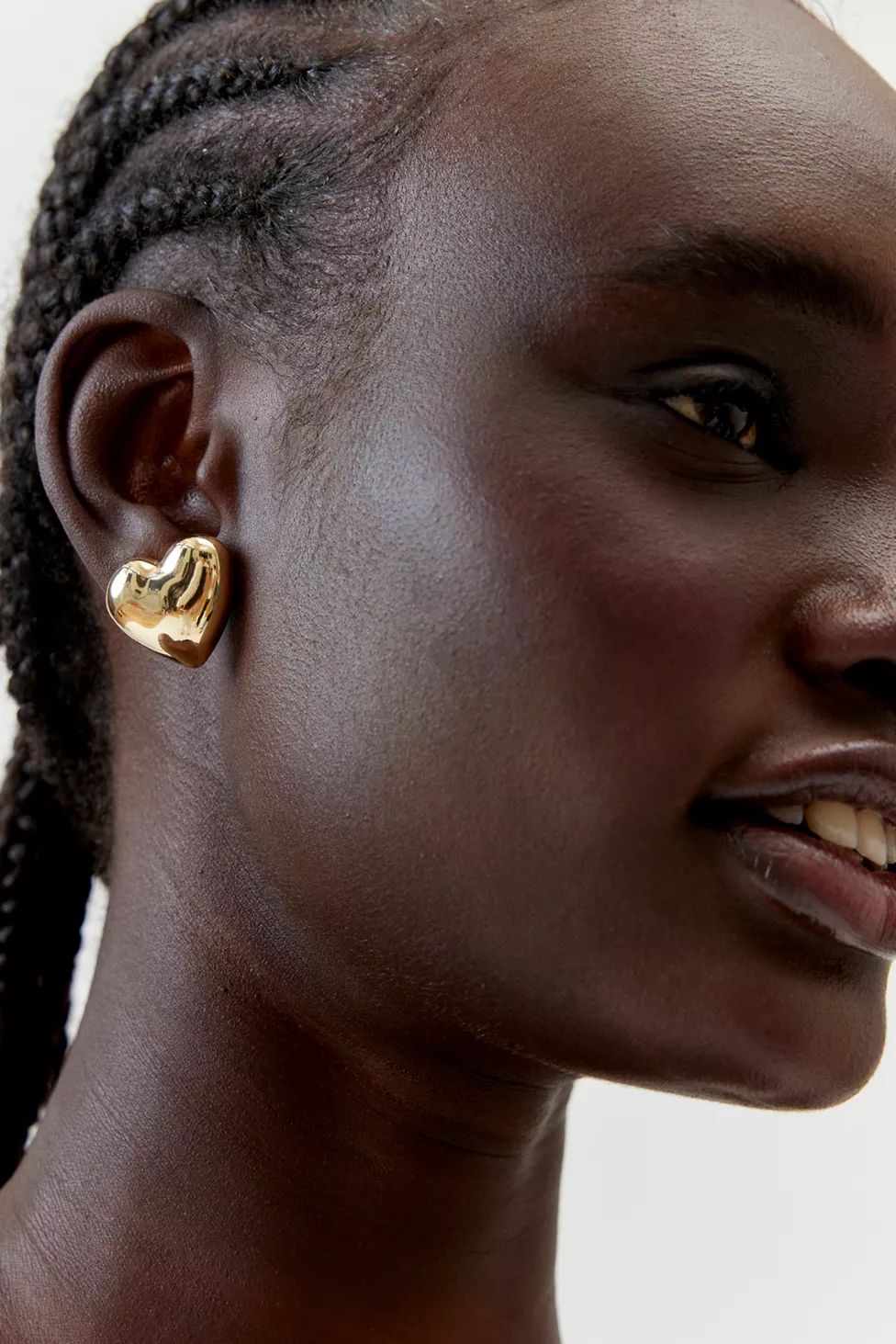 Puffy Heart Post Earring | Urban Outfitters (US and RoW)