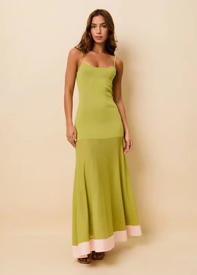 Tess Dress Guava / Sandbar | Solid & Striped