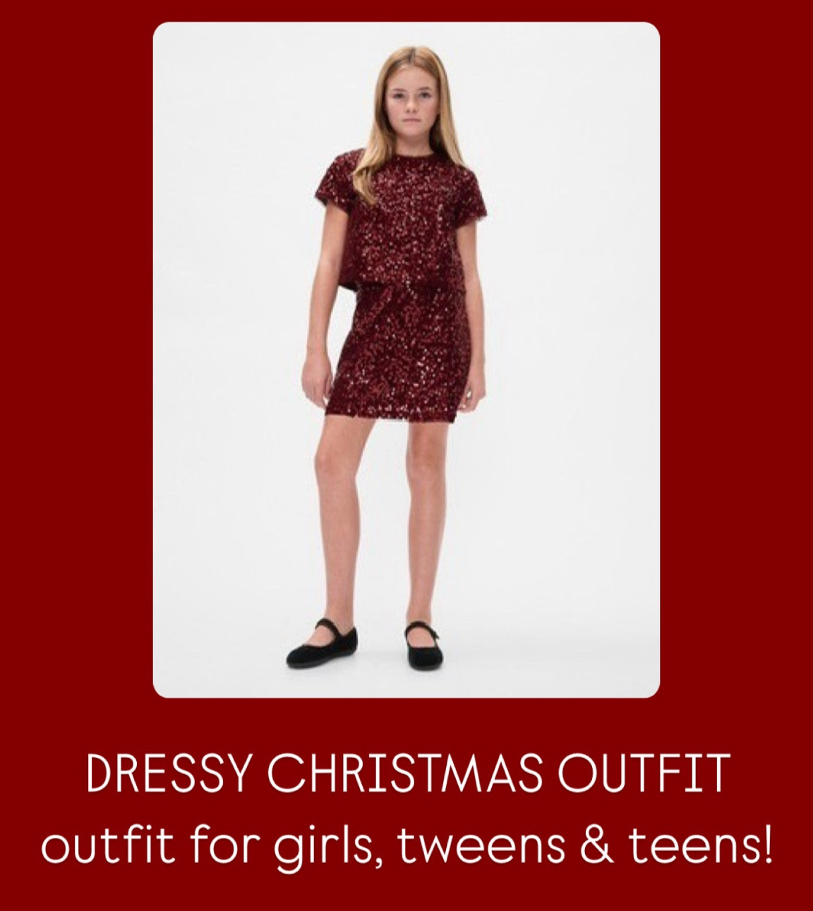 Sequin 2 piece set for holiday!