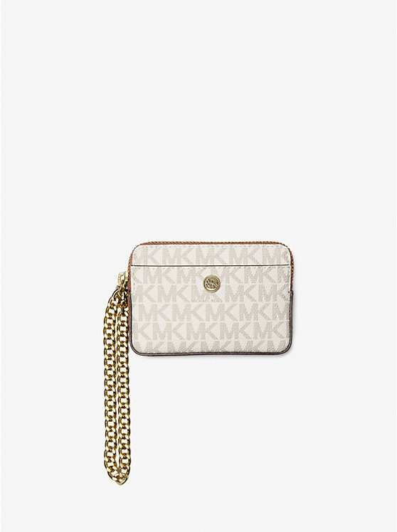 Medium Logo Chain Card Case | Michael Kors | Michael Kors US