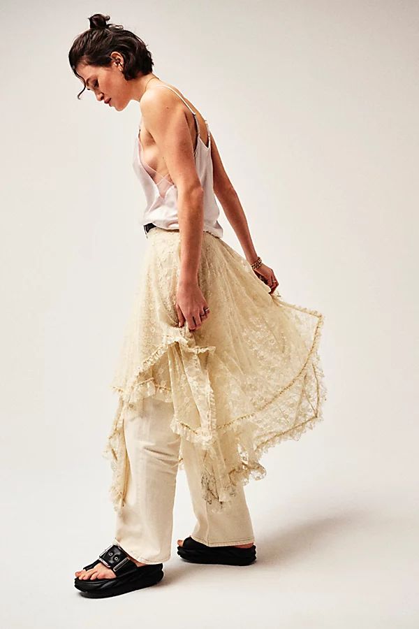 French Courtship Half Slip by Intimately at Free People, Tea, L | Free People (Global - UK&FR Excluded)