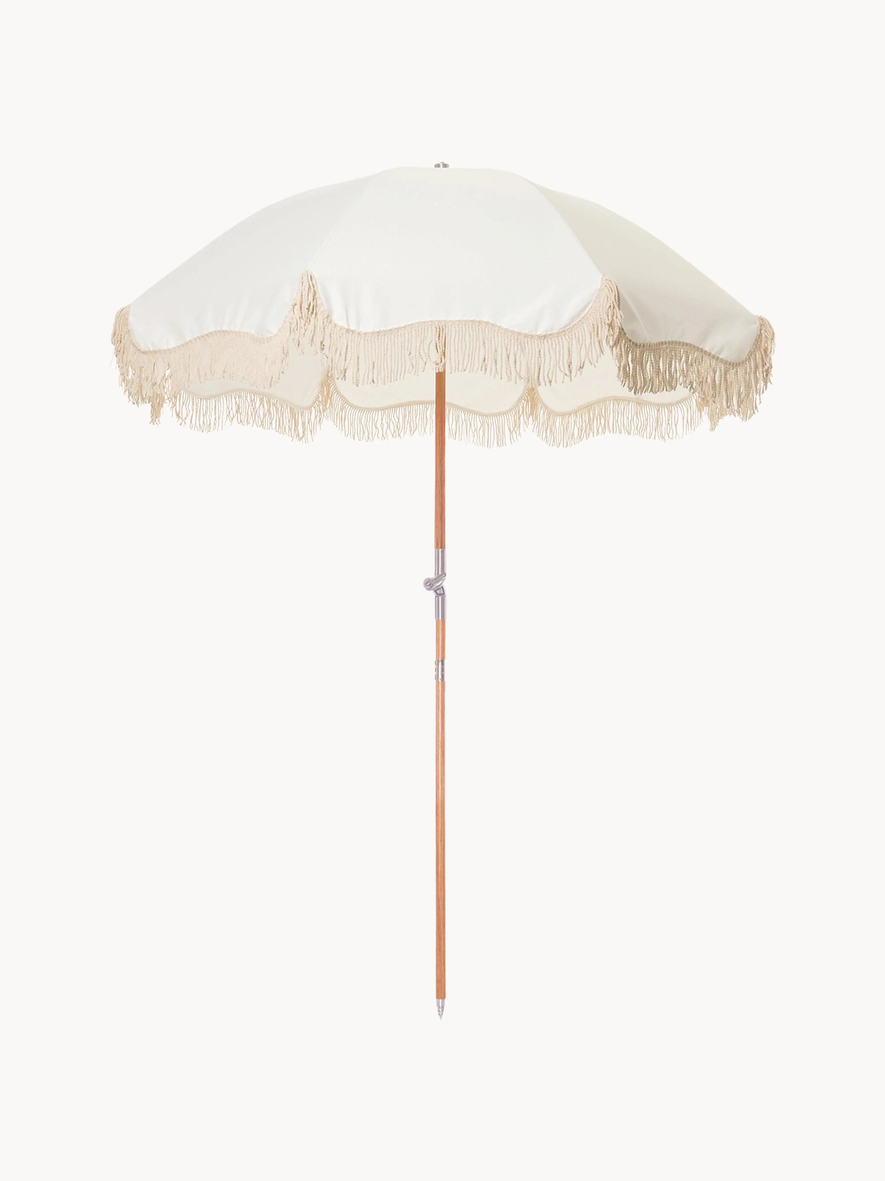 Parasol inclinable avec franges Retro, Ø 180 cm | Westwing EU