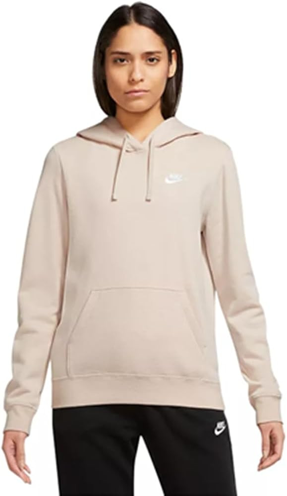 Nike Sportswear Club Fleece Women's Pullover Hoodie (US, Alpha, Medium, Regular, Regular, Tan) | Amazon (US)