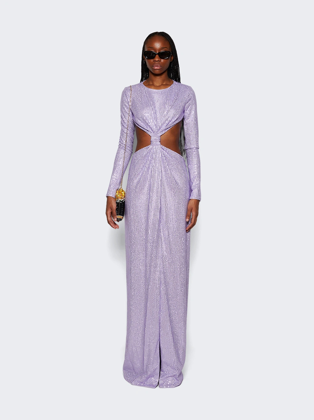 Crystal Embellished Front Knot Gown | The Webster