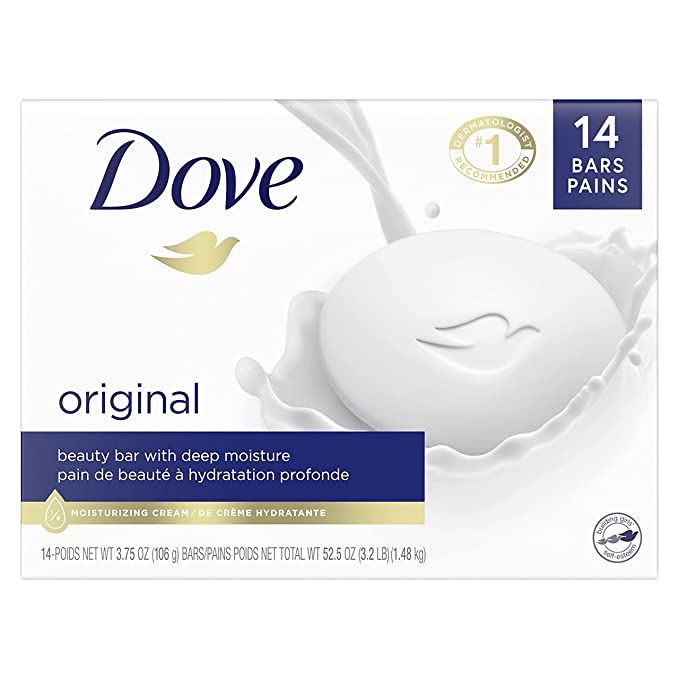Dove Beauty Bar Gentle Skin Cleanser Moisturizing for Gentle Soft Skin Care Original Made With 1/... | Amazon (US)