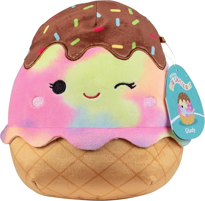 Squishmallows 8" Glady The Rainbow Ice Cream - Officially Licensed Kellytoy Plush - Collectible S... | Amazon (US)