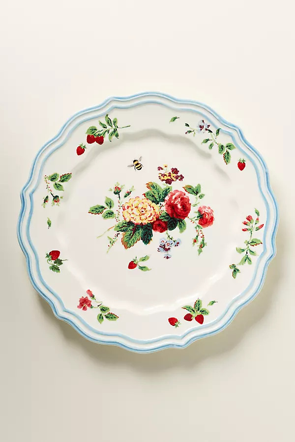 Camille Stoneware Dinner Plates, Set of 4 | Anthropologie (US)