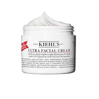 Kiehl's Ultra Facial Cream, with 4.5% Squalane to Strengthen Skin's Moisture Barrier, Skin Feels ... | Amazon (US)