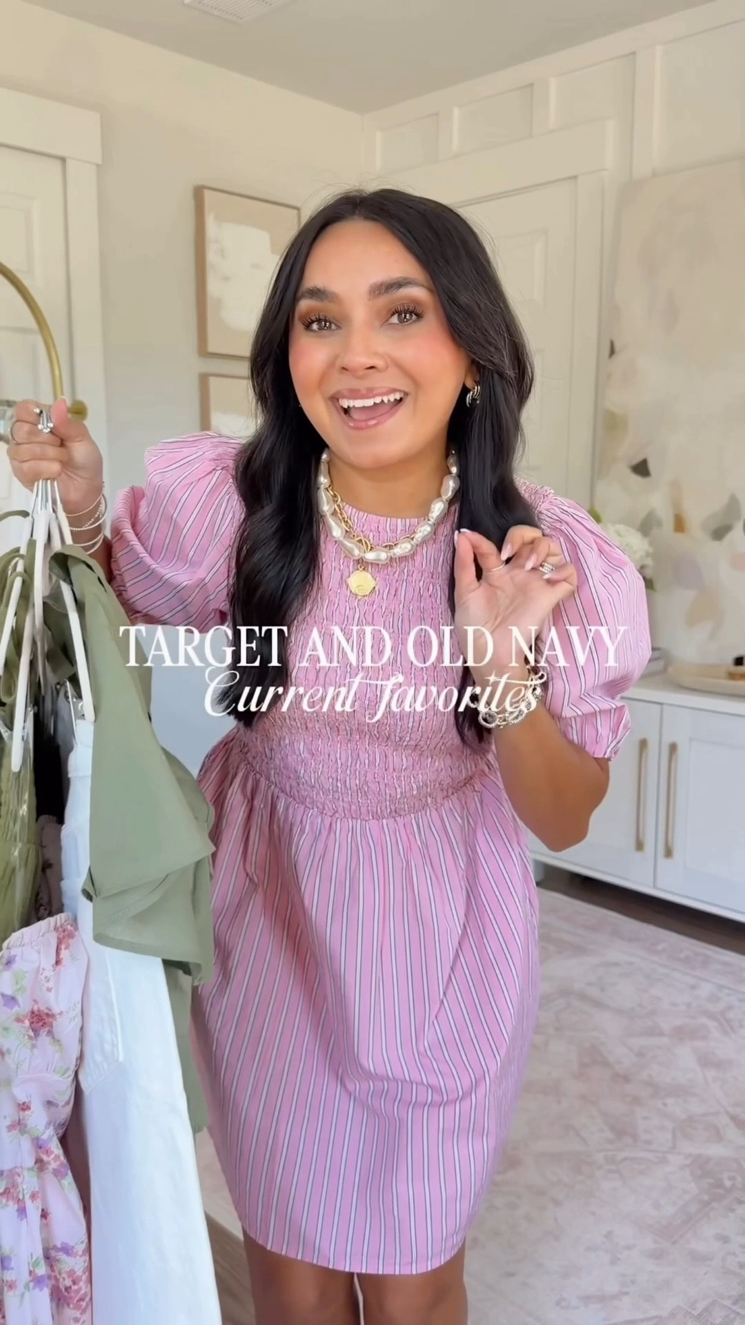 Target & Old Navy Try On!
For reference: I’m 5’0, petite, 32b bra size, and 2/26 in bottoms, pear shaped. 
*Everything I share is unaltered! TTS means true to size. Between size 5-6.5 in shoes

Pink berry red tank size xxs TTS
Pink berry red pants size xs TTS
Clear heels size 5 TTS

Olive green tank size xs TTS
Olive green skirt size xs TTS
Bow flip flops size 5.5 TTS

Pink stripe dress size xs petite TTS
Tan sandals size 5.5 TTS


Floral dress size xs TTS
Clear heels size 5 TTS

Green ruffle top size xs petite TTS
White jeans size 2 petite TTS
Brown sandal size 5.5 TTS

#LTKootd #LTKPetite #LTKSaleAlert