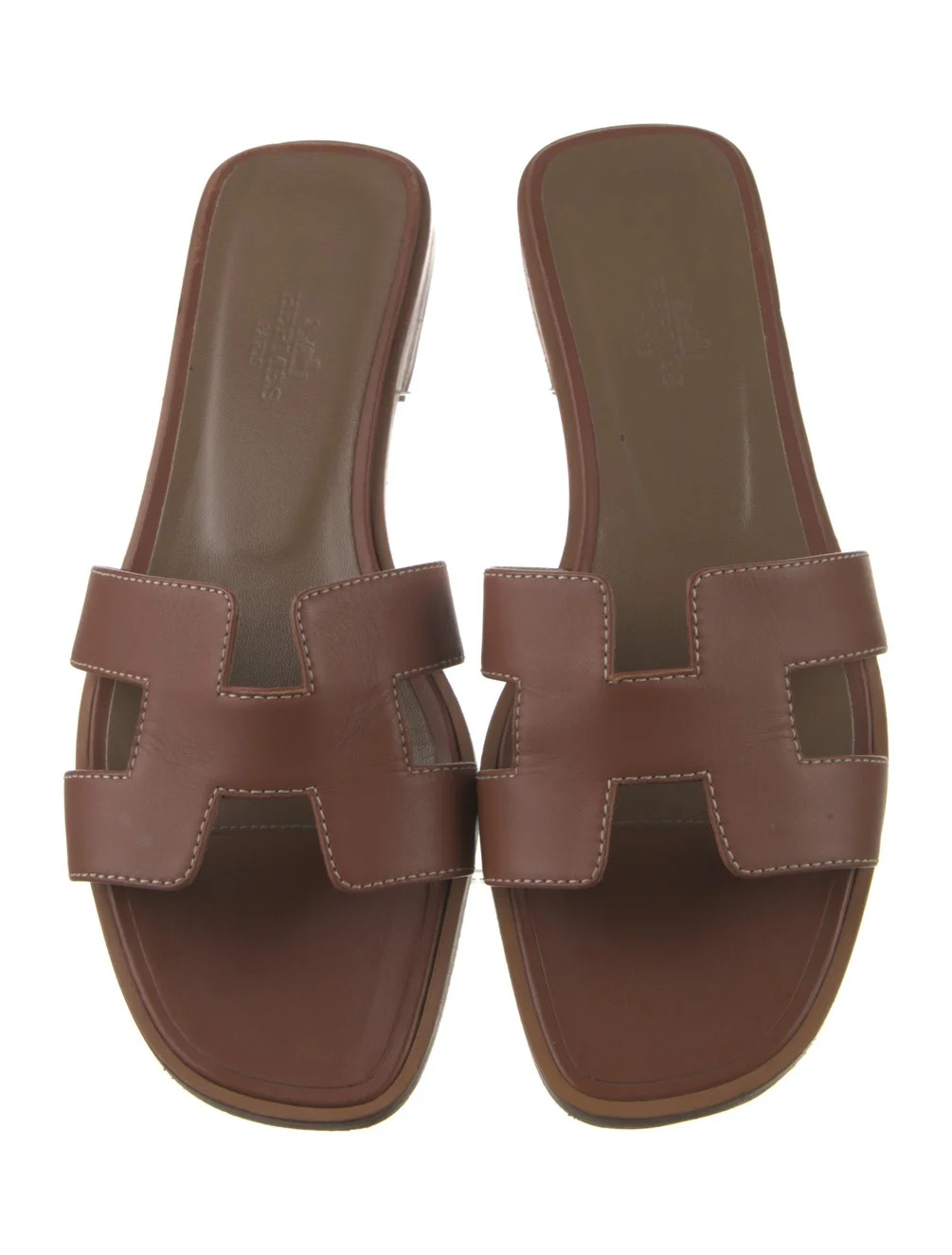 Oran Leather Slides | The RealReal